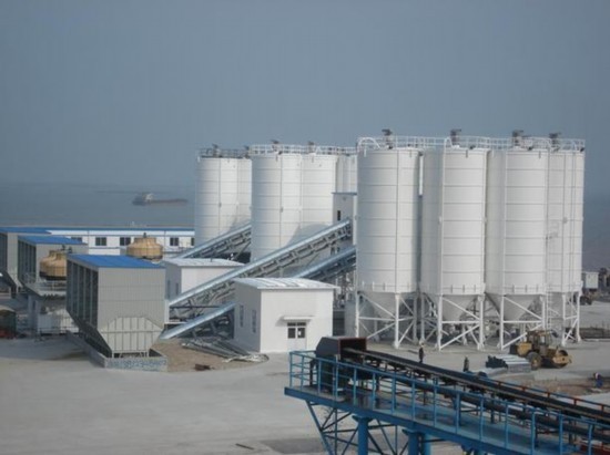 点击查看大图。 田湾核电站建设工地